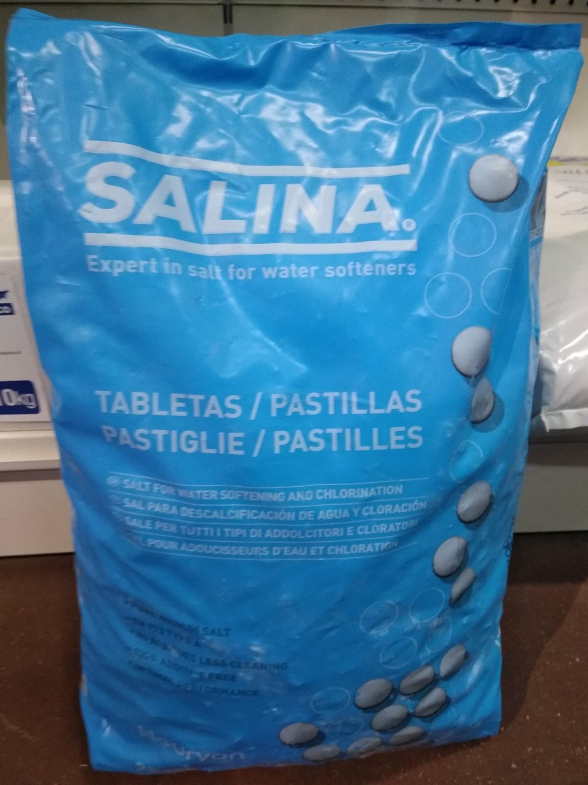 Sale Pastiglie per addolcitore acqua Ricristallizzato Salina Kg 25